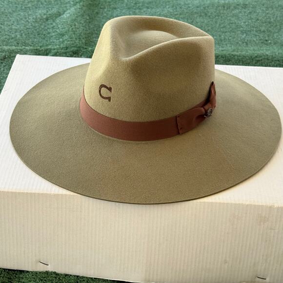 New Charlie 1 Horse Womens Hat Highway edition olive green color size Medium main image 10